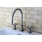 Kingston Brass KS8928ZX 8" Widespread Bathroom Faucet, Brushed Nickel KS8928ZX - alternate 3
